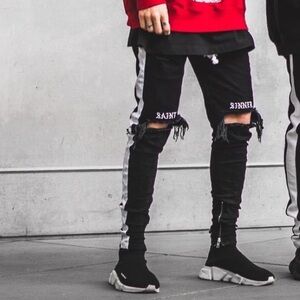 Jeffery SS Track Jeans NWOT